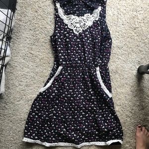 Worn once Lush dress with bunnies